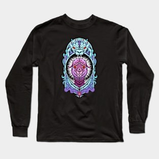 Red Eyes Llama Long Sleeve T-Shirt